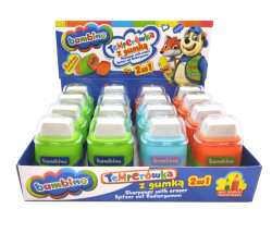 Bambino двойна острилка с гума Zoo