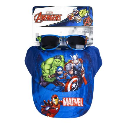 AVENGERS  комплект шапка и слънчеви очила
