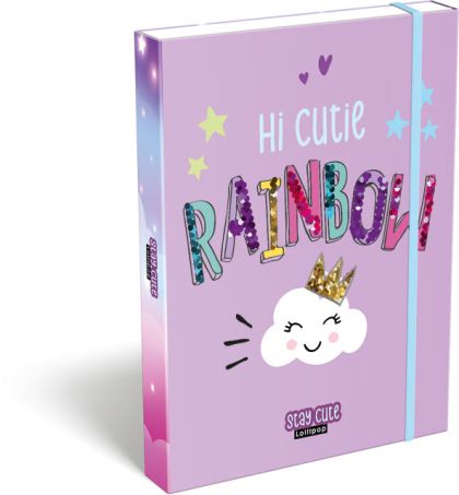 LIZZY CARD LOLLIPOP Stay Cute кутия с ластик А5