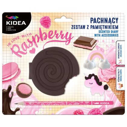 KIDEA ароматен дневник с аксесоари Малинов крем