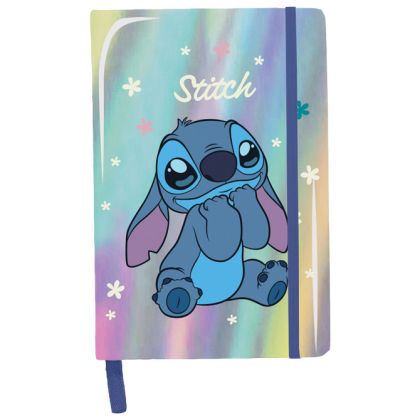 DISNEY STITCH холограмен бележник с ластик