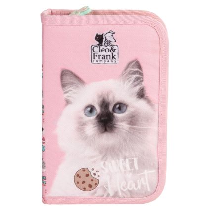 CLEO and FRANK 45 несесер с 1 цип, ПЪЛЕН