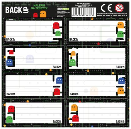 Етикети Pac-Man 7 A 102