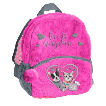 STUDIO PETS малка плюшена раница