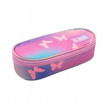 St. Right Pink Butterflies овален несесер