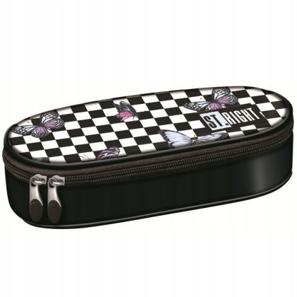 St.Right Chessboard  Butterflies овален несесер