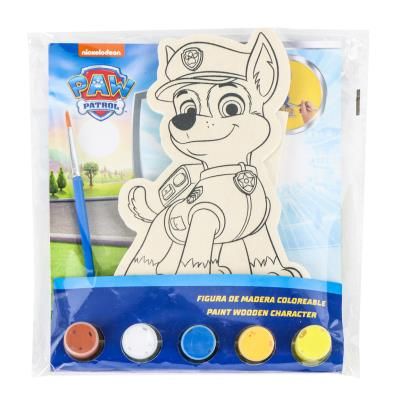 PAW PATROL дървени фигури за оцветяване