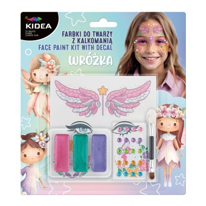 KIDEA бои за лице с диаманти и стикер Фея