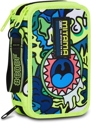 MITAMA Fluo Monster несесер с 3 ципа, ПЪЛЕН