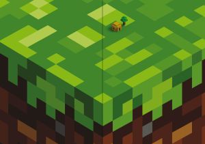 MINECRAFT тетрадка А5, офсет, 60л. – широк ред
