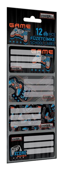 LIZZY CARD BOSSTEAM Gamer XCORE етикети