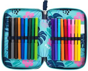 Stitch Stay Cool несесер с 3 ципа, ПЪЛЕН