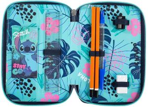 Stitch Stay Cool несесер с 3 ципа, ПЪЛЕН