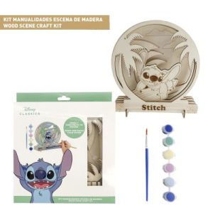 STITCH дървени фигури за оцветяване