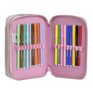 HELLO KITTY несесер с 3 ципа, ПЪЛЕН