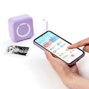 KIDEA термичен принтер лилав