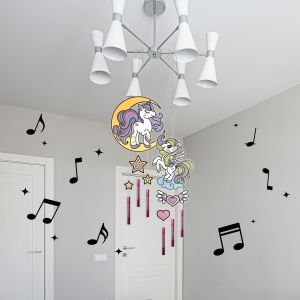 KIDEA вятърни камбанки, светещи на тъмно Еднорози