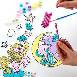 KIDEA вятърни камбанки, светещи на тъмно Еднорози