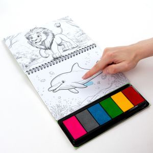 KIDEA рисуване с пръсти Зоопарк