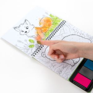 KIDEA рисуване с пръсти Зоопарк