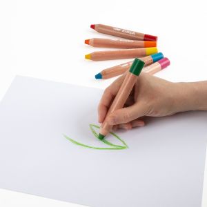 KIDEA Super Jumbo цветни моливи с острилка