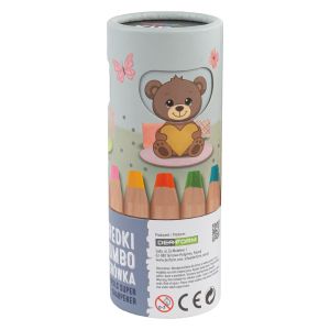 KIDEA Super Jumbo цветни моливи с острилка