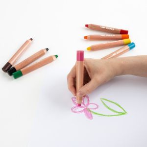 KIDEA Super Jumbo цветни моливи с острилка