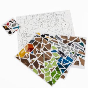 KIDEA игра със стикери по номера Minecraft