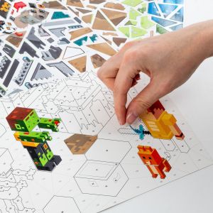 KIDEA игра със стикери по номера Minecraft