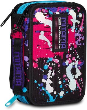 MITAMA Color Splash Girl несесер с 3 ципа, ПЪЛЕН