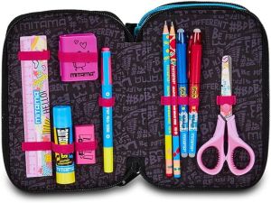 MITAMA Color Splash Girl несесер с 3 ципа, ПЪЛЕН