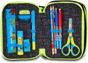 MITAMA Fluo Monster несесер с 3 ципа, ПЪЛЕН