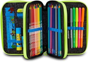 MITAMA Fluo Monster несесер с 3 ципа, ПЪЛЕН