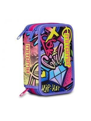 MITAMA Hip-Hop Diamond несесер с 3 ципа, ПЪЛЕН