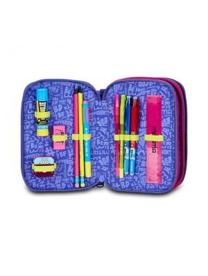 MITAMA Hip-Hop Diamond несесер с 3 ципа, ПЪЛЕН