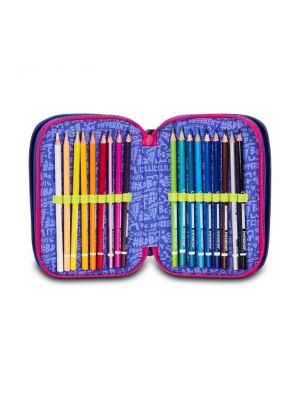 MITAMA Hip-Hop Diamond несесер с 3 ципа, ПЪЛЕН