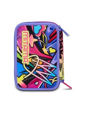 MITAMA Hip-Hop Diamond несесер с 3 ципа, ПЪЛЕН