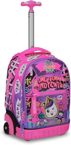 MITAMA Run Only Funny Moments ученическа раница с колела