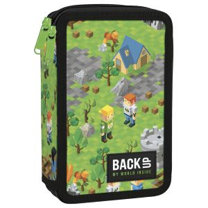 BackUp 4 DW 61 Pixel Fort несесер с 2 ципа, ПЪЛЕН