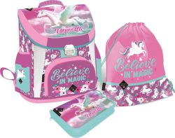 LIZZY CARD MAGICAL BEAUTY Magic комплект 3 в 1 - раница, несесер, спортна торба