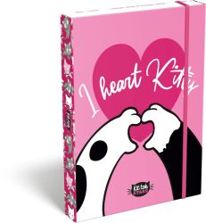 LIZZY CARD KITTOK Heart Kitty кутия с ластик А5