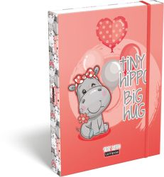 LIZZY CARD LOLLIPOP Thiny Hippo кутия с ластик А5