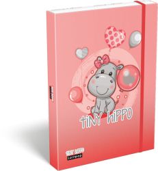 LIZZY CARD LOLLIPOP Thiny Hippo кутия с ластик А4