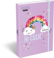 LIZZY CARD LOLLIPOP Stay Cute кутия с ластик А4