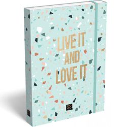 CORNELL TERRAZZO GOLD кутия с ластик