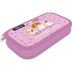 WE LOVE DOGS - PUPS несесер с 2 ципа