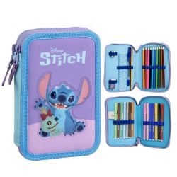 STITCH несесер с 2 ципа, ПЪЛЕН