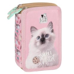 CLEO and FRANK 45 несесер с 3 ципа, ПЪЛЕН