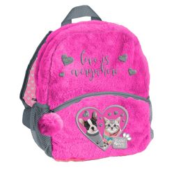 STUDIO PETS малка плюшена раница