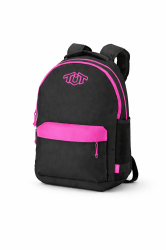 TUT Neon ученическа раница черно/розово